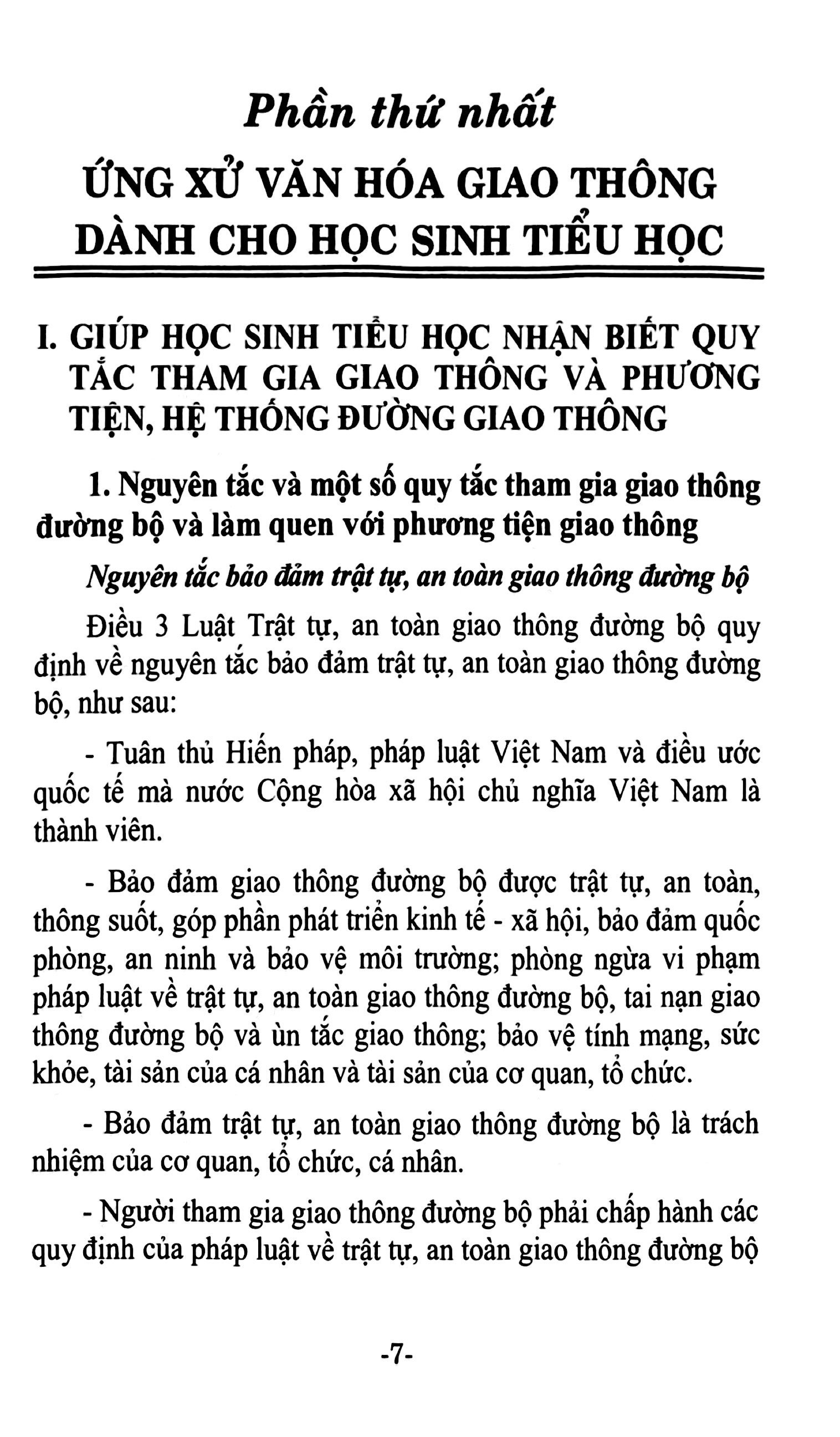 tài liệu tuyên truyền ứng xử văn hoá giao thông