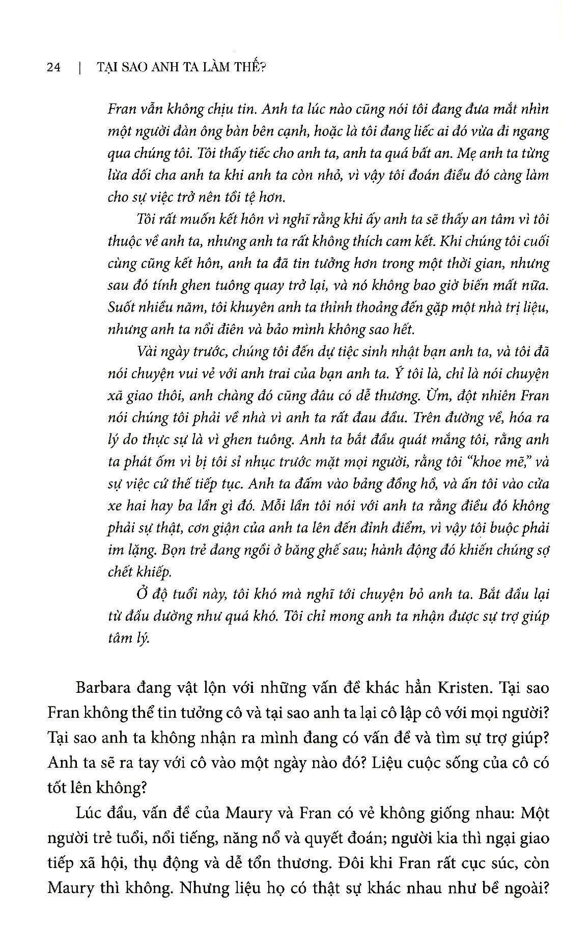 tại sao anh ta làm thế?