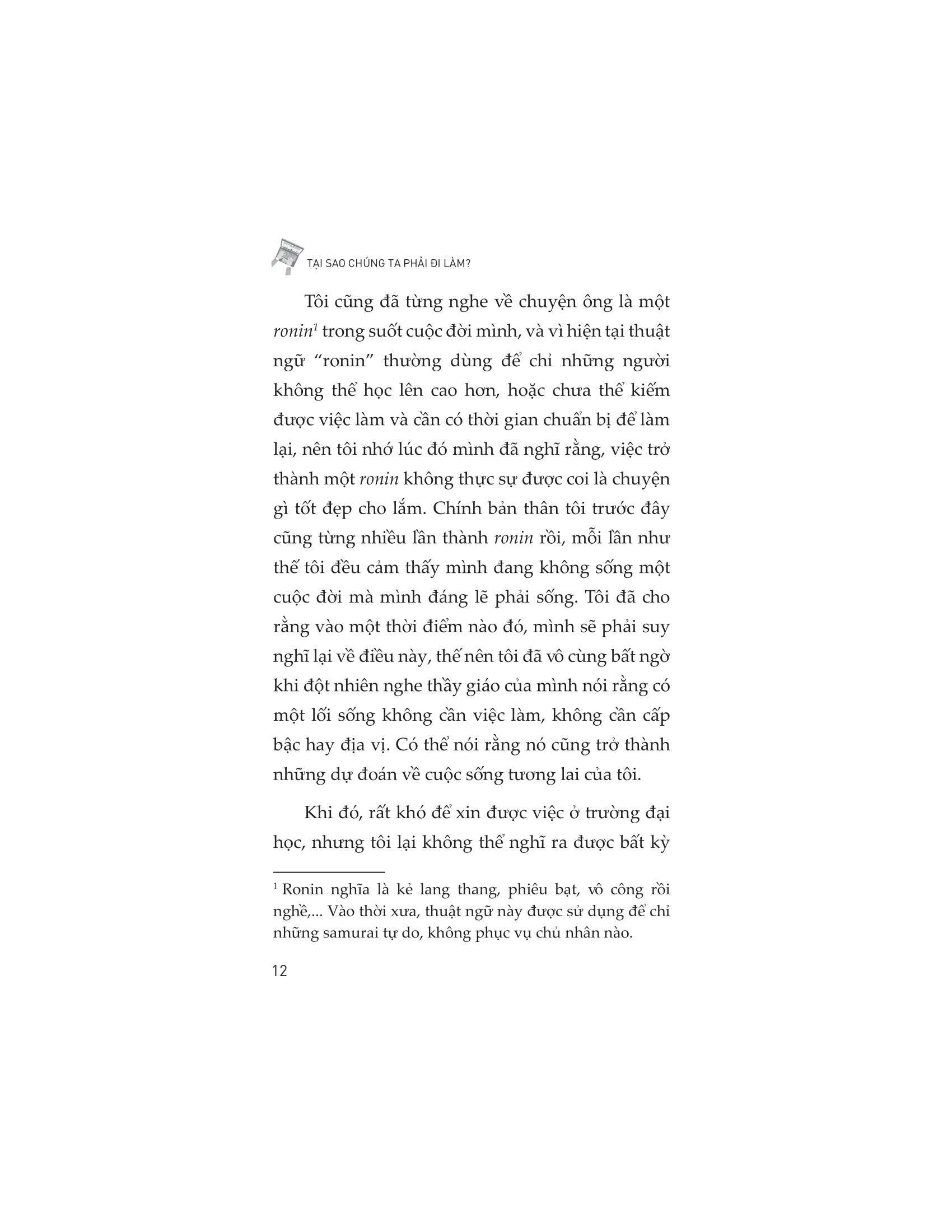 Tại Sao Chúng Ta Phải Đi Làm?