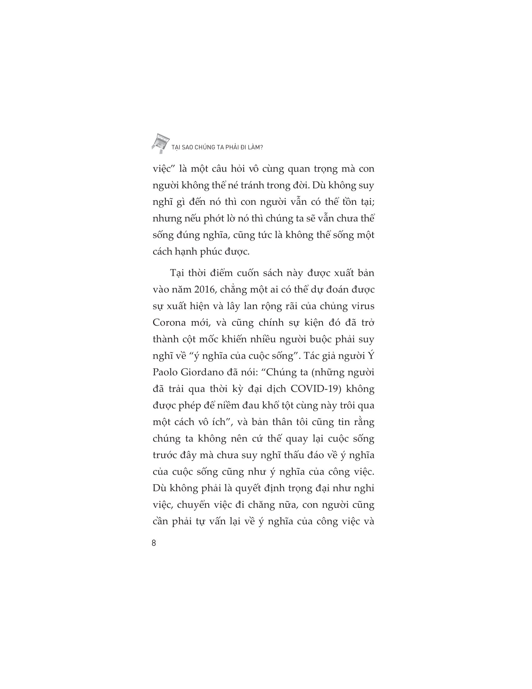 Tại Sao Chúng Ta Phải Đi Làm?