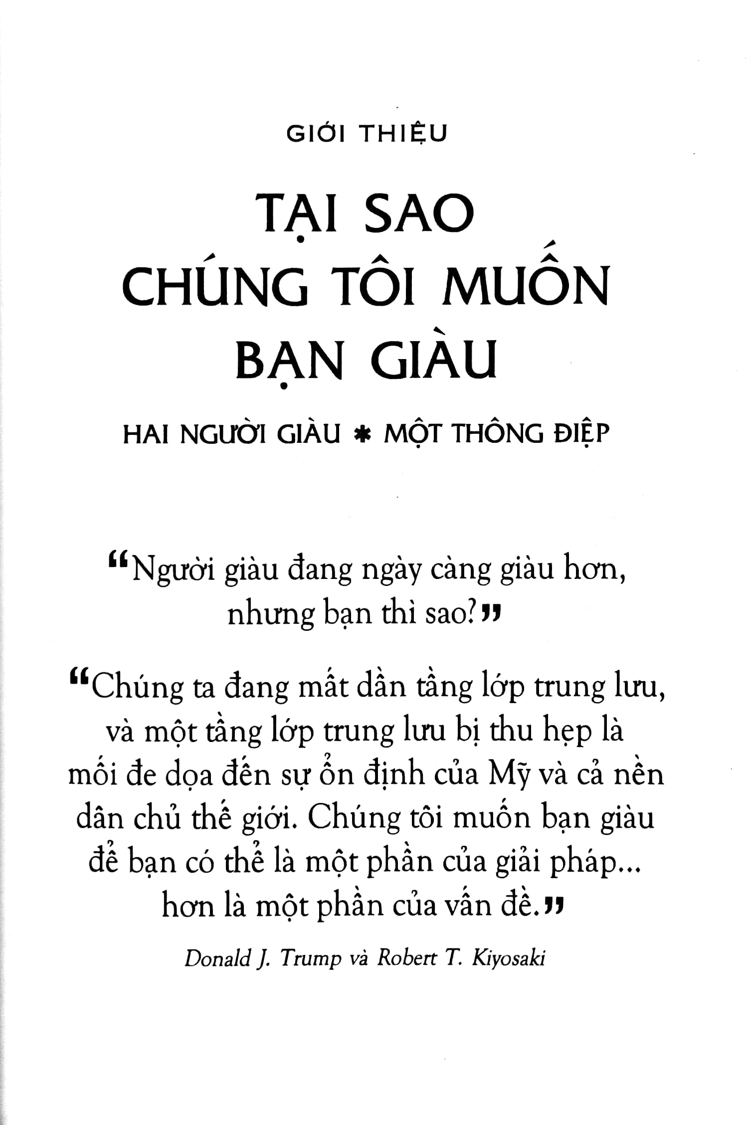 tại sao chúng tôi muốn bạn giàu (tái bản 2022)