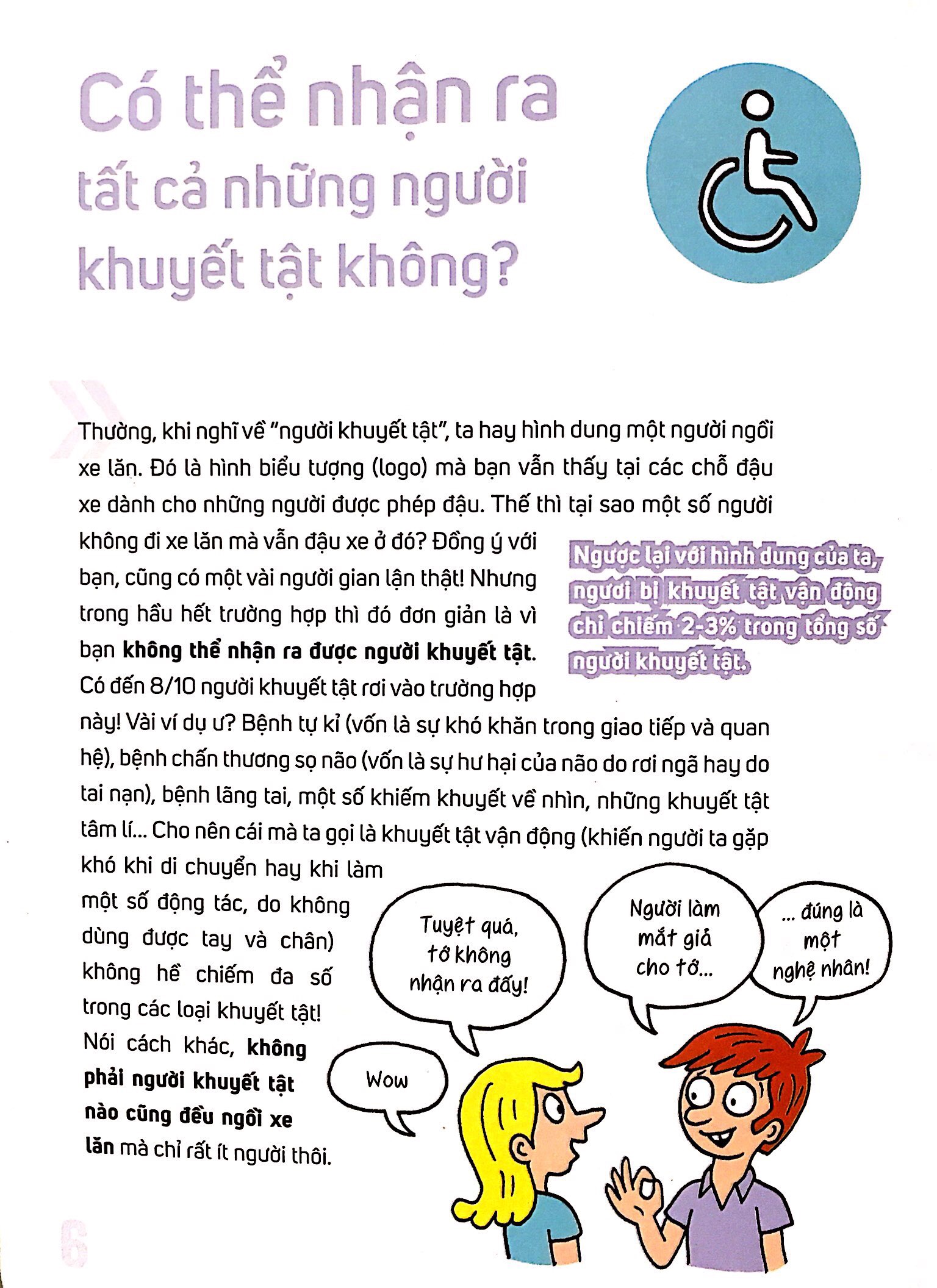 tại sao em quan tâm người khuyết tật