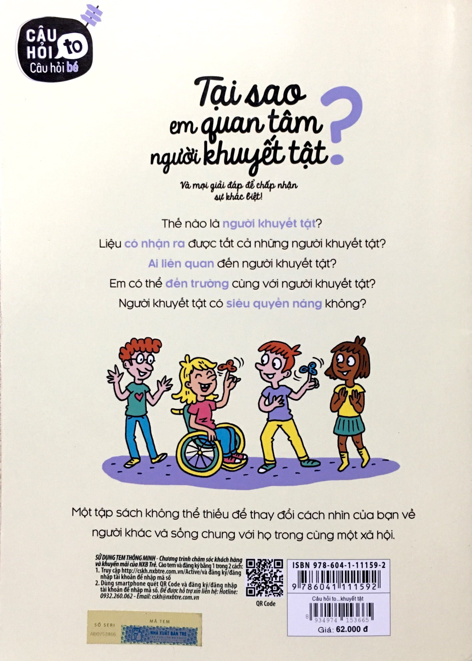 tại sao em quan tâm người khuyết tật