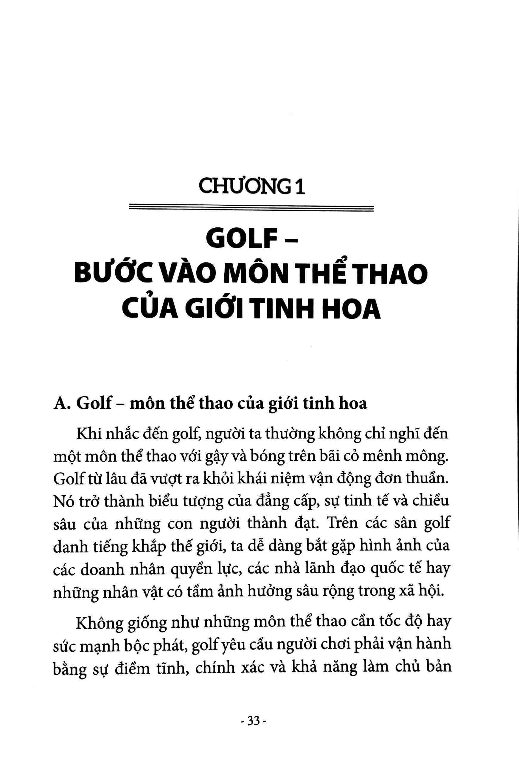 Tai Sao Nguoi Giau Choi Golf? - Nhung Bai Hoc Tu San Co Den Dinh Thanh Cong