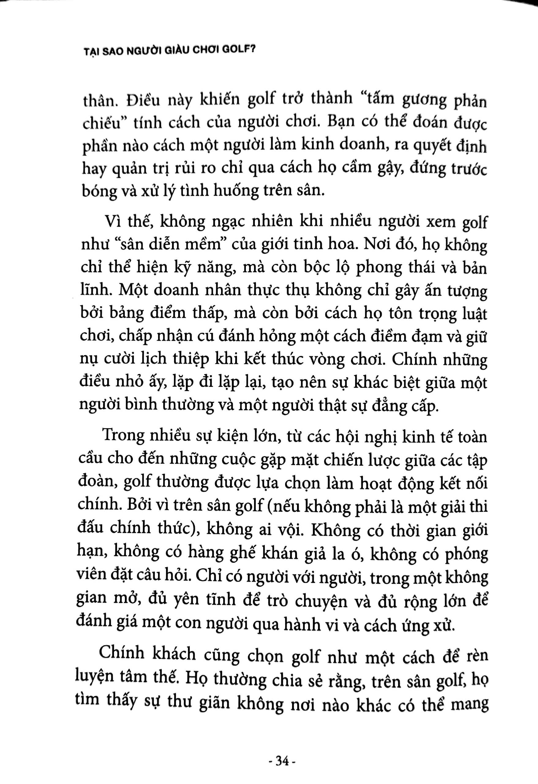 Tai Sao Nguoi Giau Choi Golf? - Nhung Bai Hoc Tu San Co Den Dinh Thanh Cong
