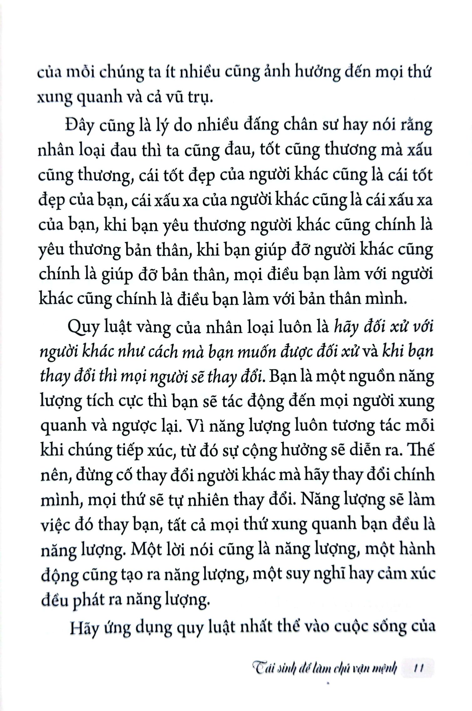 tái sinh để làm chủ vận mệnh