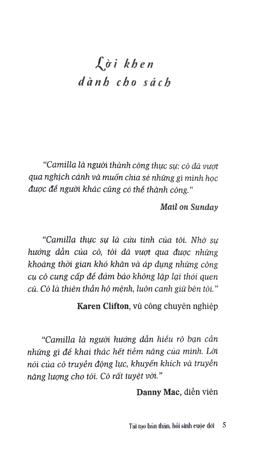 tái tạo bản thân hồi sinh cuộc đời