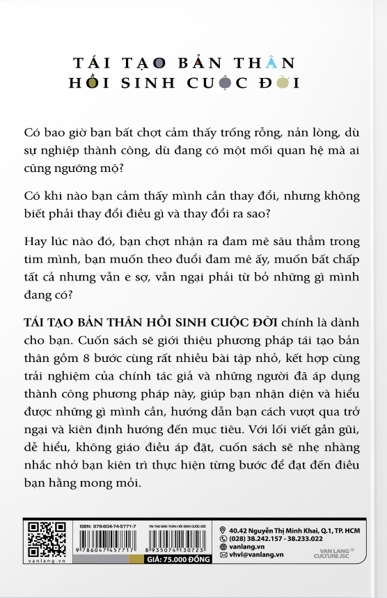 tái tạo bản thân hồi sinh cuộc đời