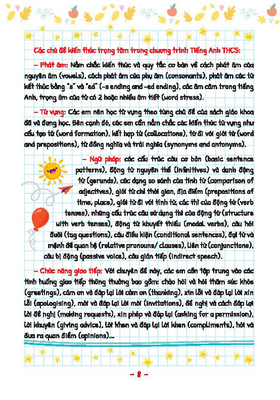 Take Note! - Kien Thuc Trong Tam Luyen Thi Mon Tieng Anh Vao Lop 10 - Ban Mau Co Lo Xo