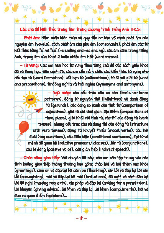 Take Note! - Kien Thuc Trong Tam Luyen Thi Mon Tieng Anh Vao Lop 10 - Ban Mau Khong Lo Xo