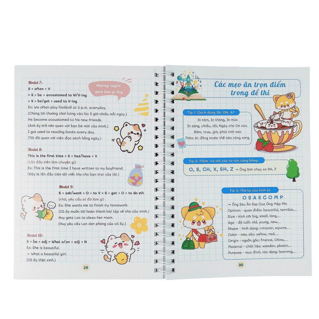 Take Note - Ngu Phap Tieng Anh Lop 3-12 - Trong Tam-De Hoc-Nho Lau