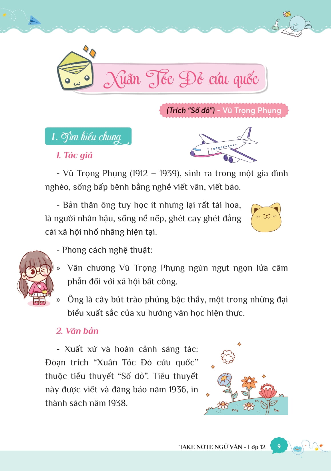 Take Note Ngu Van - Tong Hop Kien Thuc - Hieu Nhanh, Nho Lau! - Lop 12