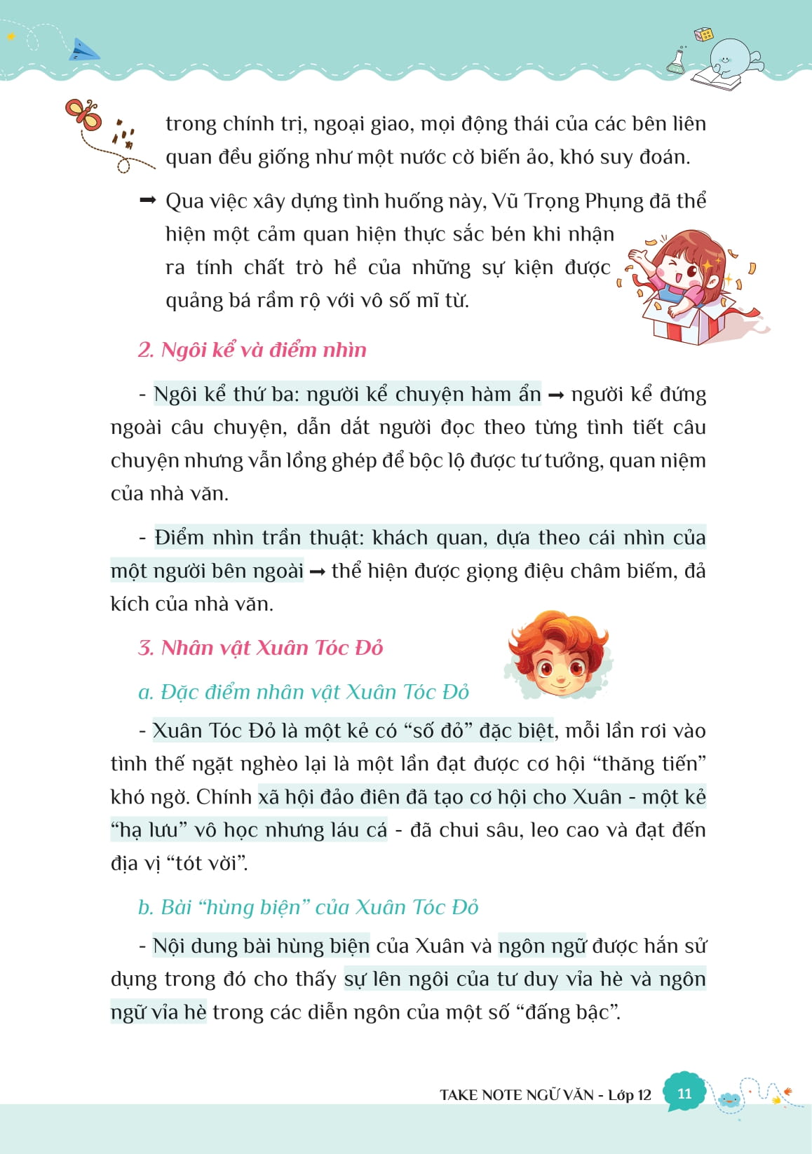 Take Note Ngu Van - Tong Hop Kien Thuc - Hieu Nhanh, Nho Lau! - Lop 12