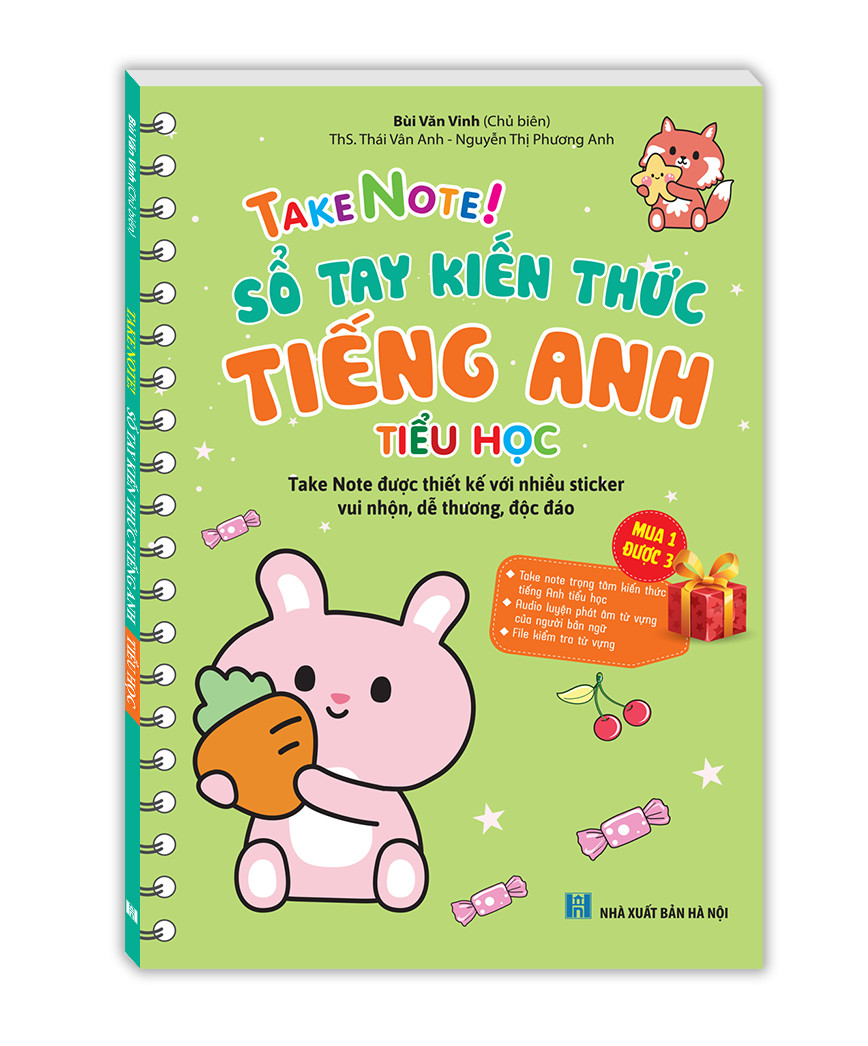 take note! sổ tay kiến thức tiếng anh tiểu học