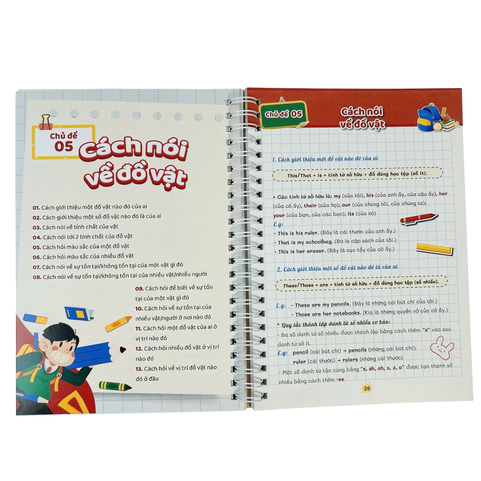 Take Note - So Tay Thuc Hanh - Tieng Anh Tieu Hoc - Hoc Mau Nho Lau