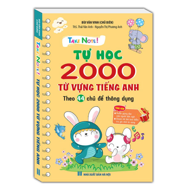 take note - tự học 2000 từ vựng tiếng anh theo 44 chủ đề thông dụng