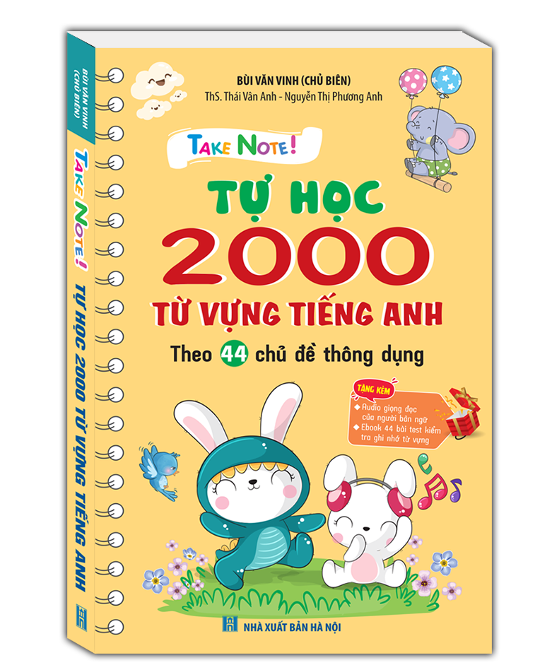 take note - tự học 2000 từ vựng tiếng anh theo 44 chủ đề thông dụng