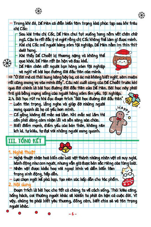 take note! văn 6 - có lò xo (theo chương trình sách giáo khoa mới nhất)