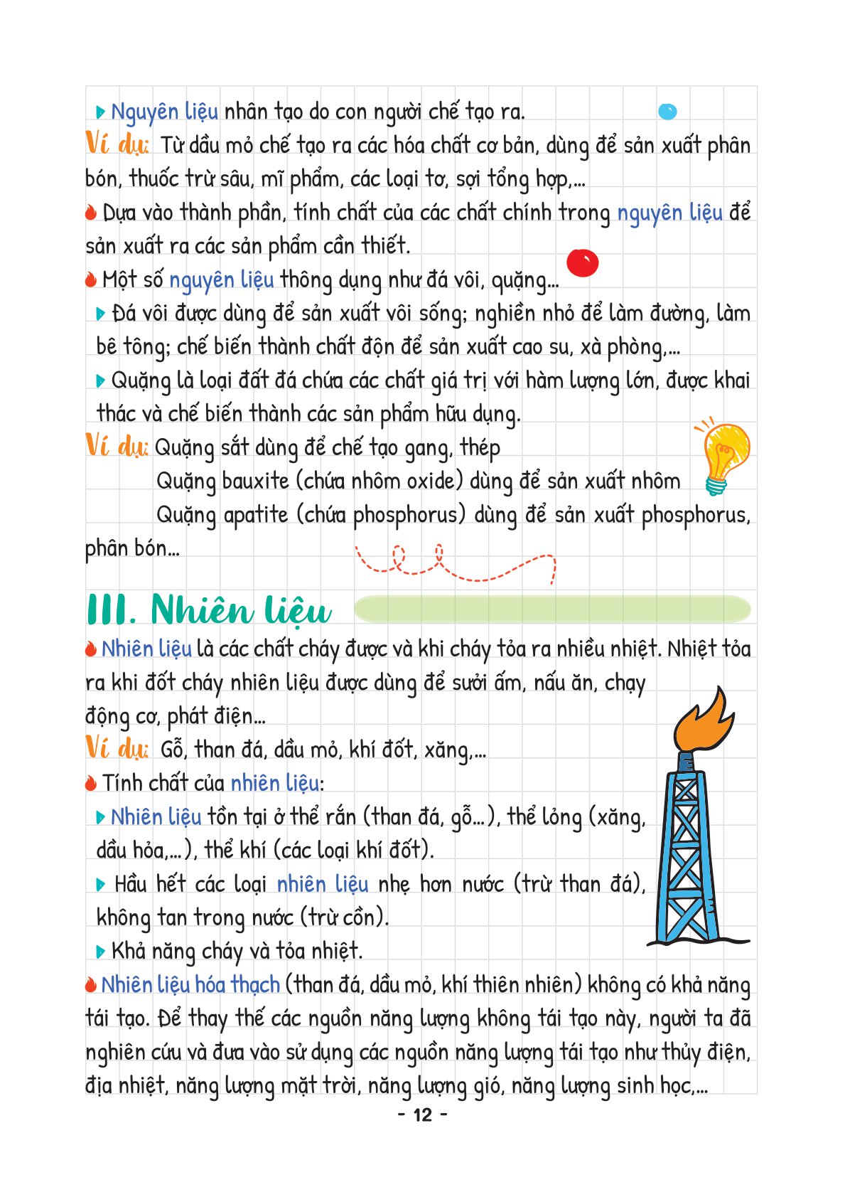 takenote khoa học tự nhiên lý-hóa-sinh 6