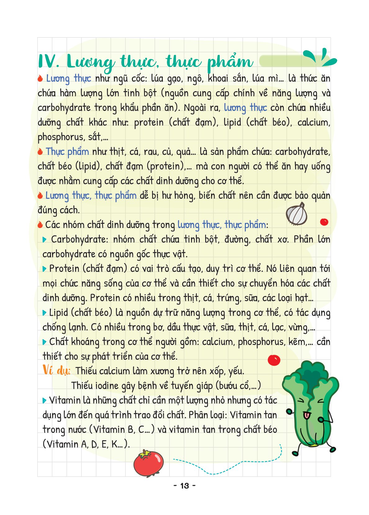 takenote khoa học tự nhiên lý-hóa-sinh 6