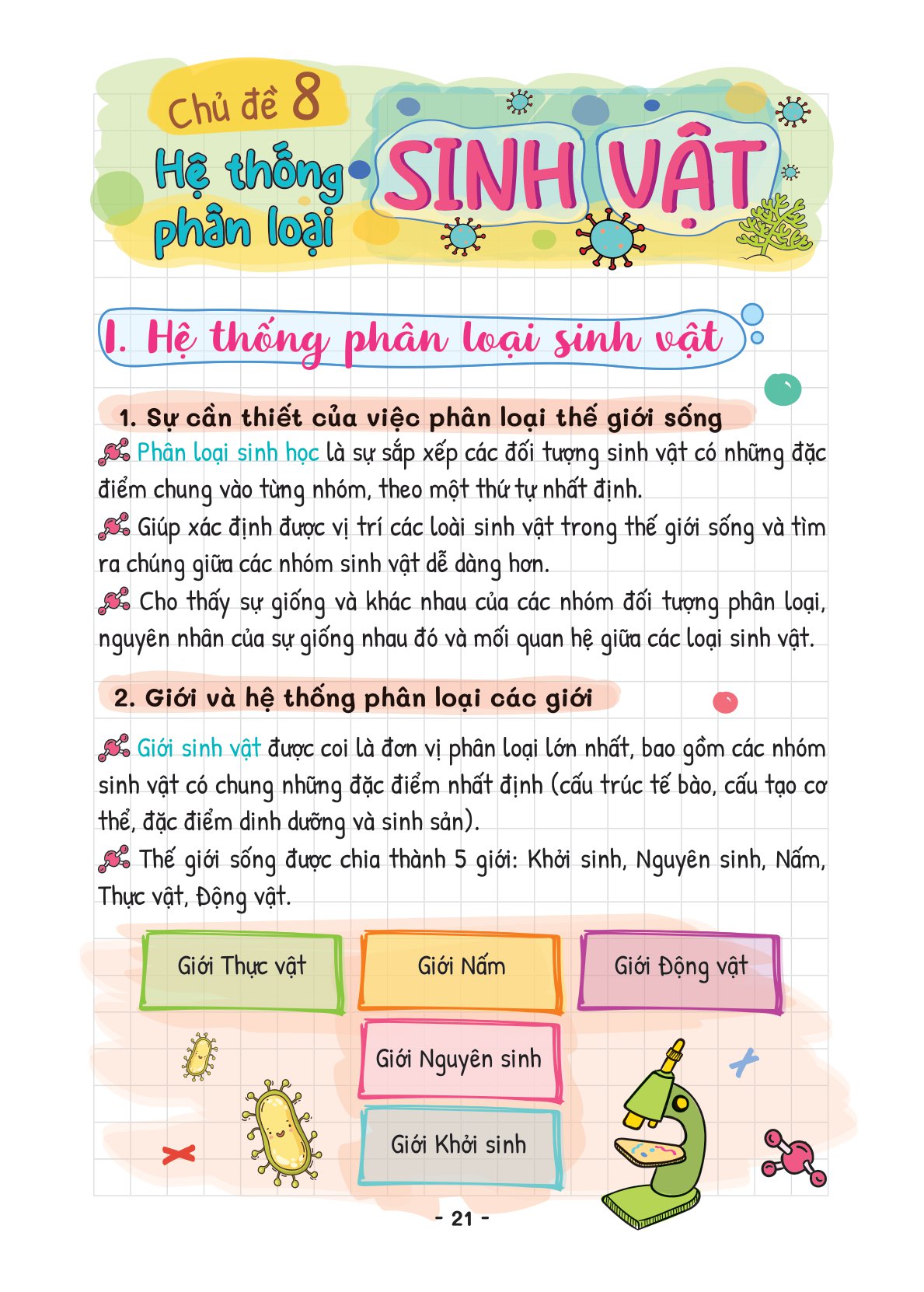 takenote khoa học tự nhiên lý-hóa-sinh 6