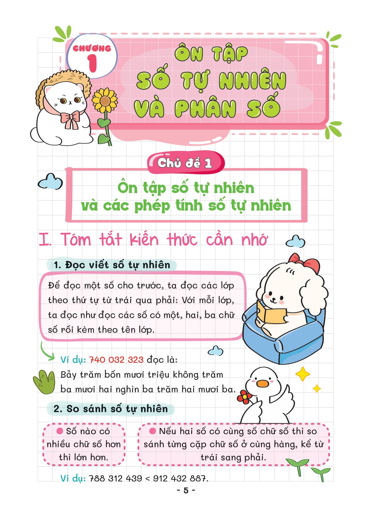 takenote - kiến thức toán và dạng toán 5