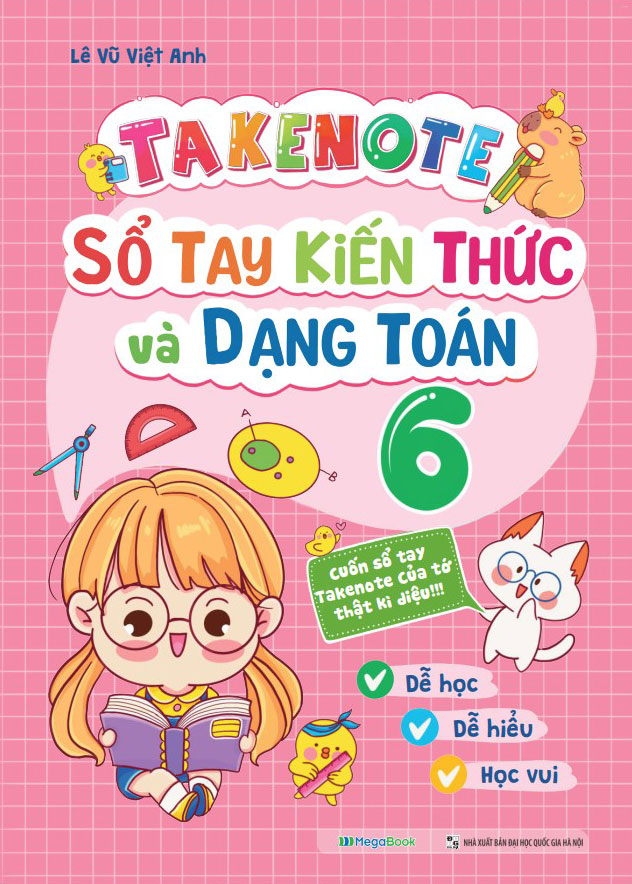 takenote - sổ tay kiến thức và dạng toán 6