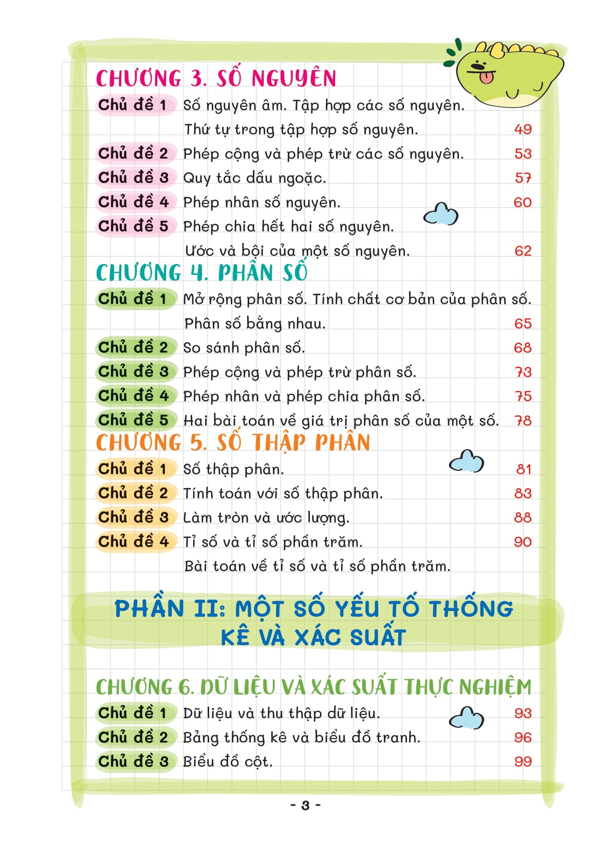 takenote - sổ tay kiến thức và dạng toán 6