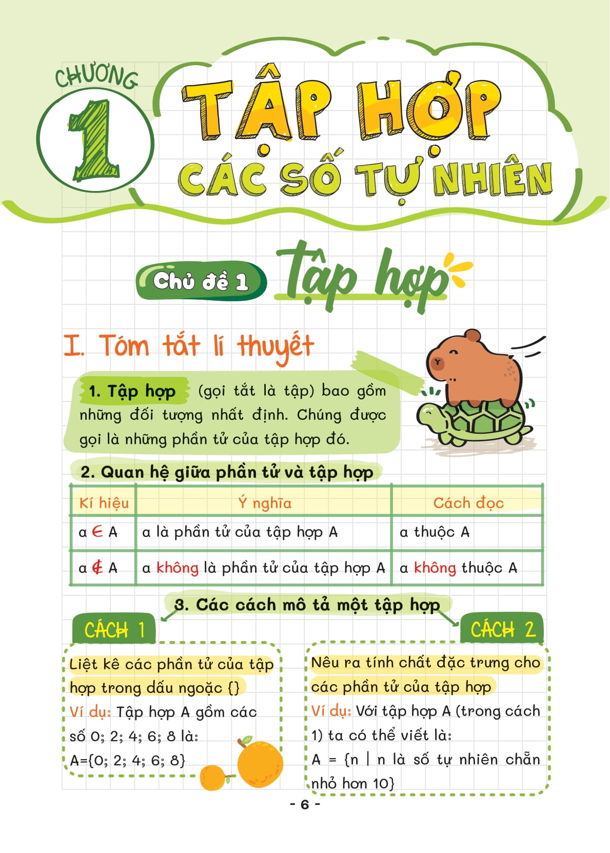 takenote - sổ tay kiến thức và dạng toán 6