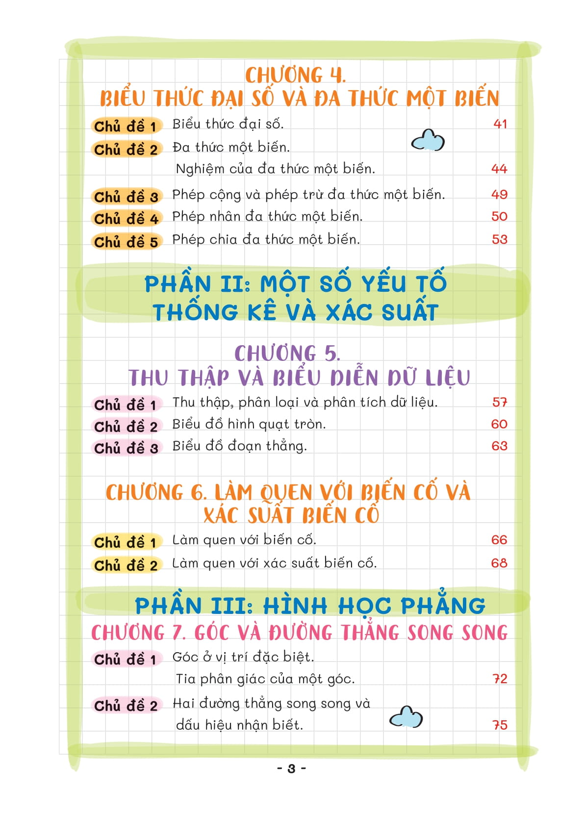 takenote - sổ tay kiến thức và dạng toán 7
