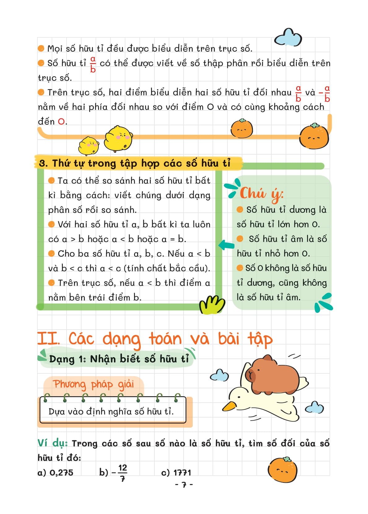 takenote - sổ tay kiến thức và dạng toán 7