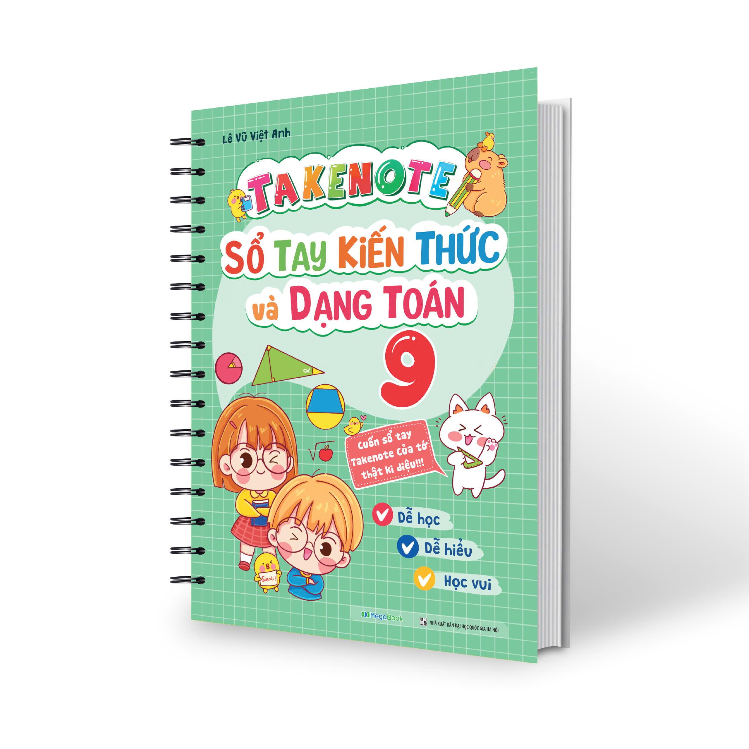 takenote sổ tay kiến thức và dạng toán 9