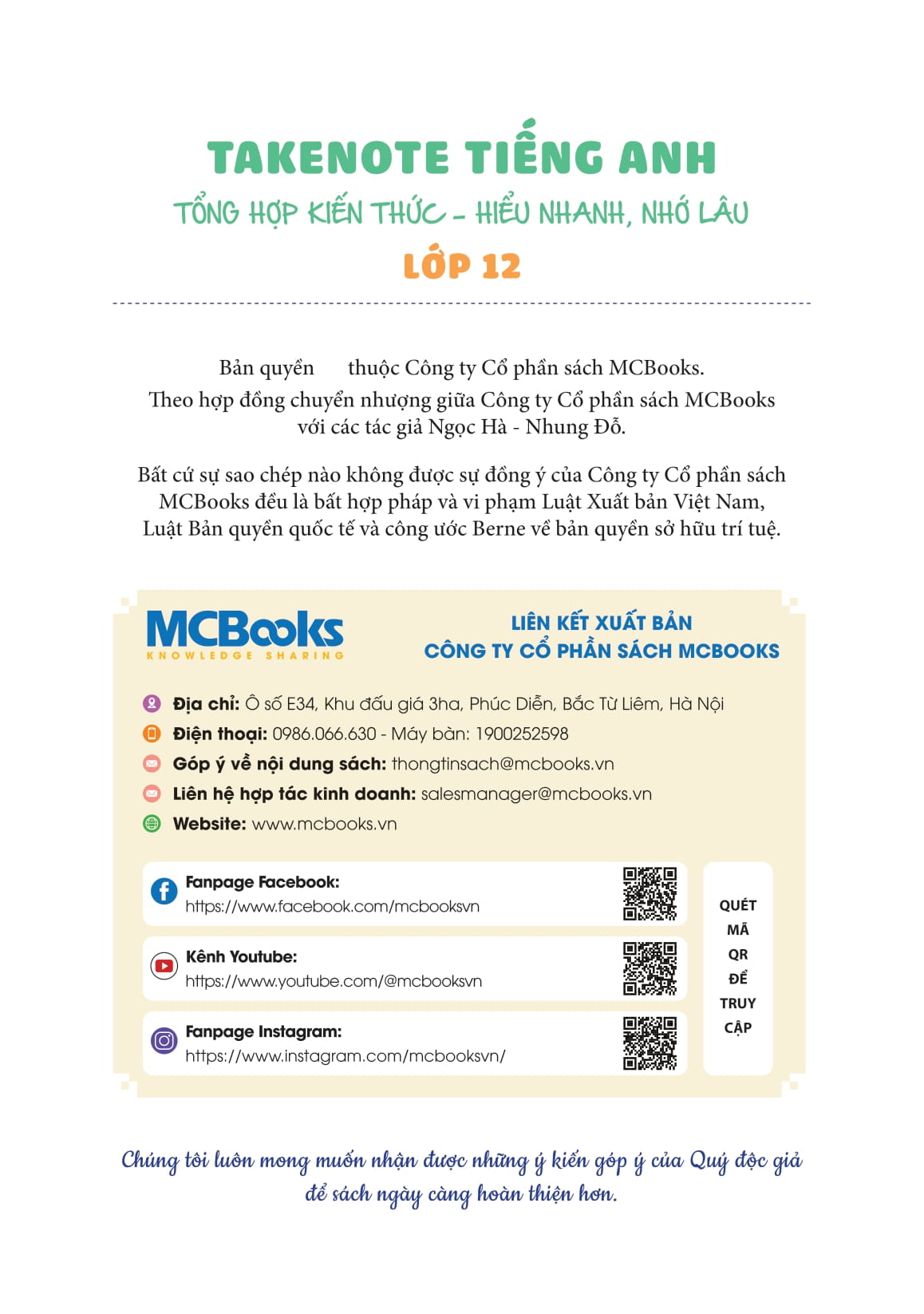 Takenote Tieng Anh Lop 12