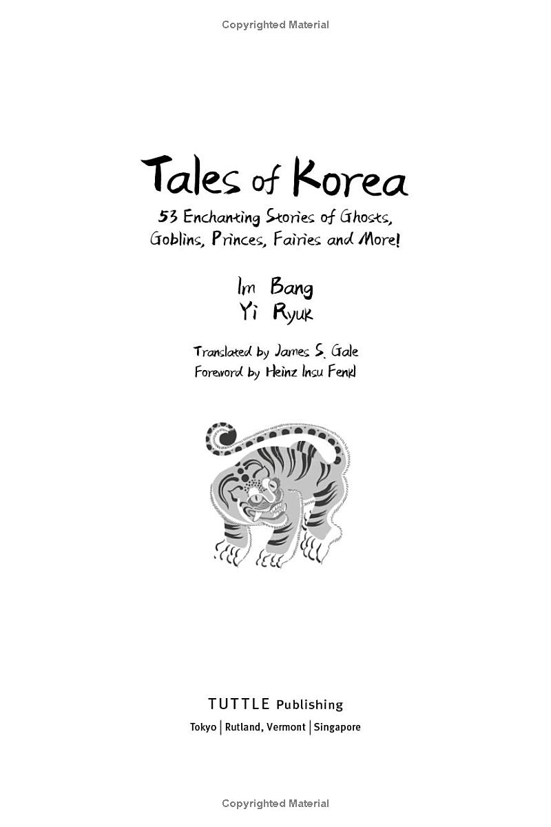 tales of korea - 53 enchanting stories of ghosts, goblins, princes, fairies and more!