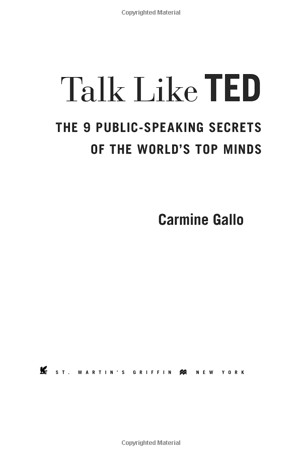 talk like ted