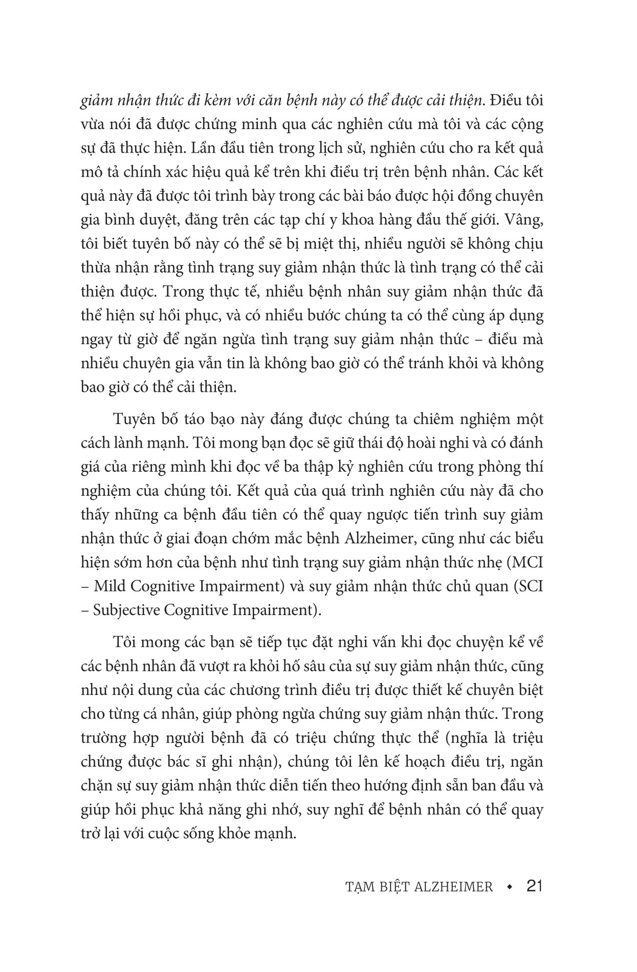 tạm biệt alzheimer