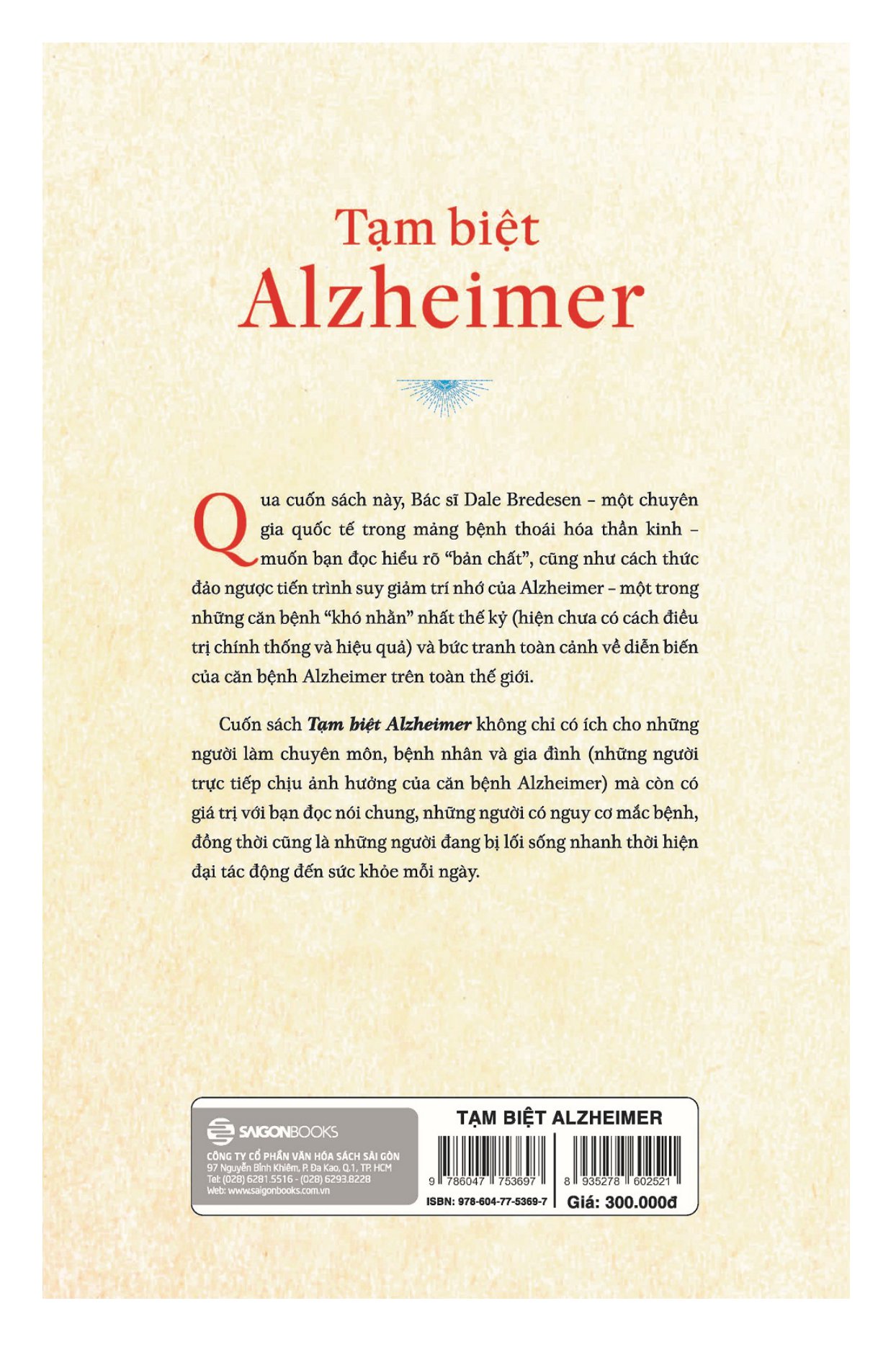 tạm biệt alzheimer