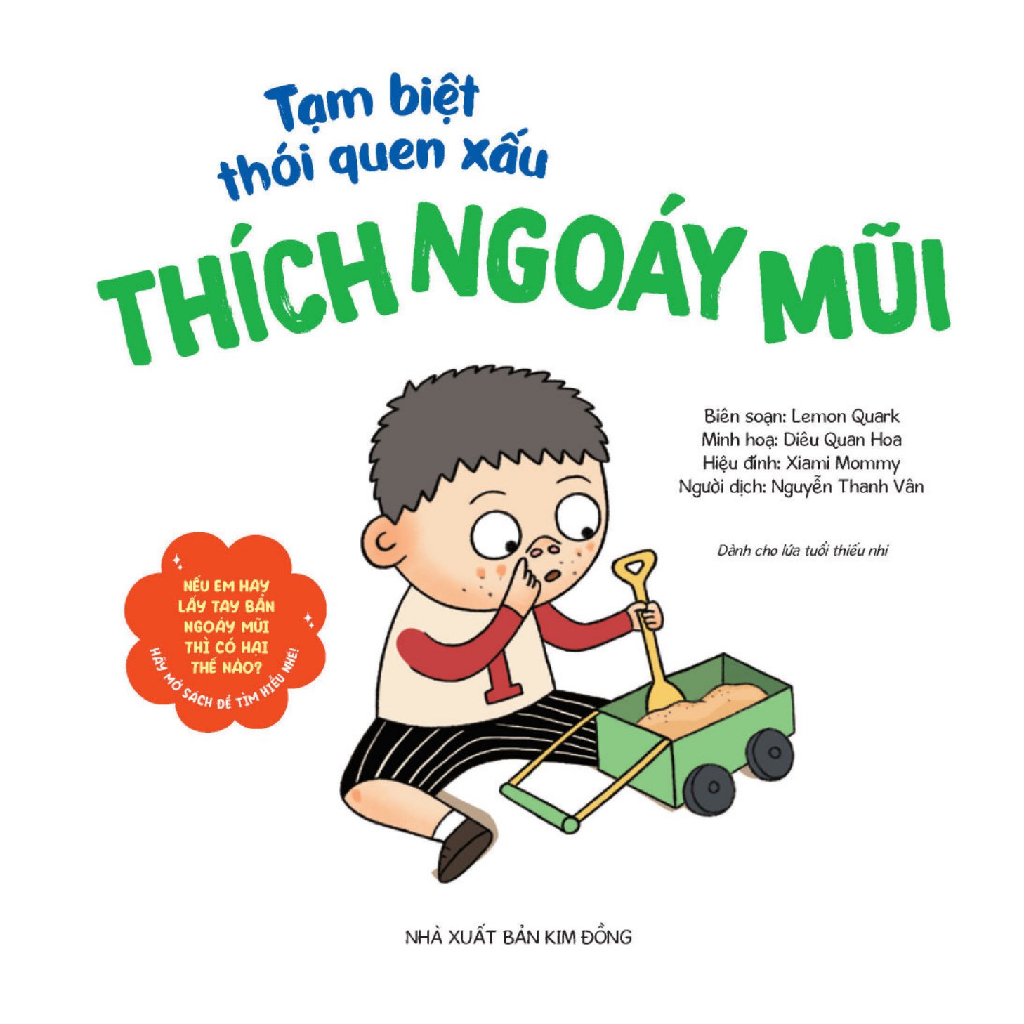 tạm biệt thói quen xấu - thích ngoáy mũi