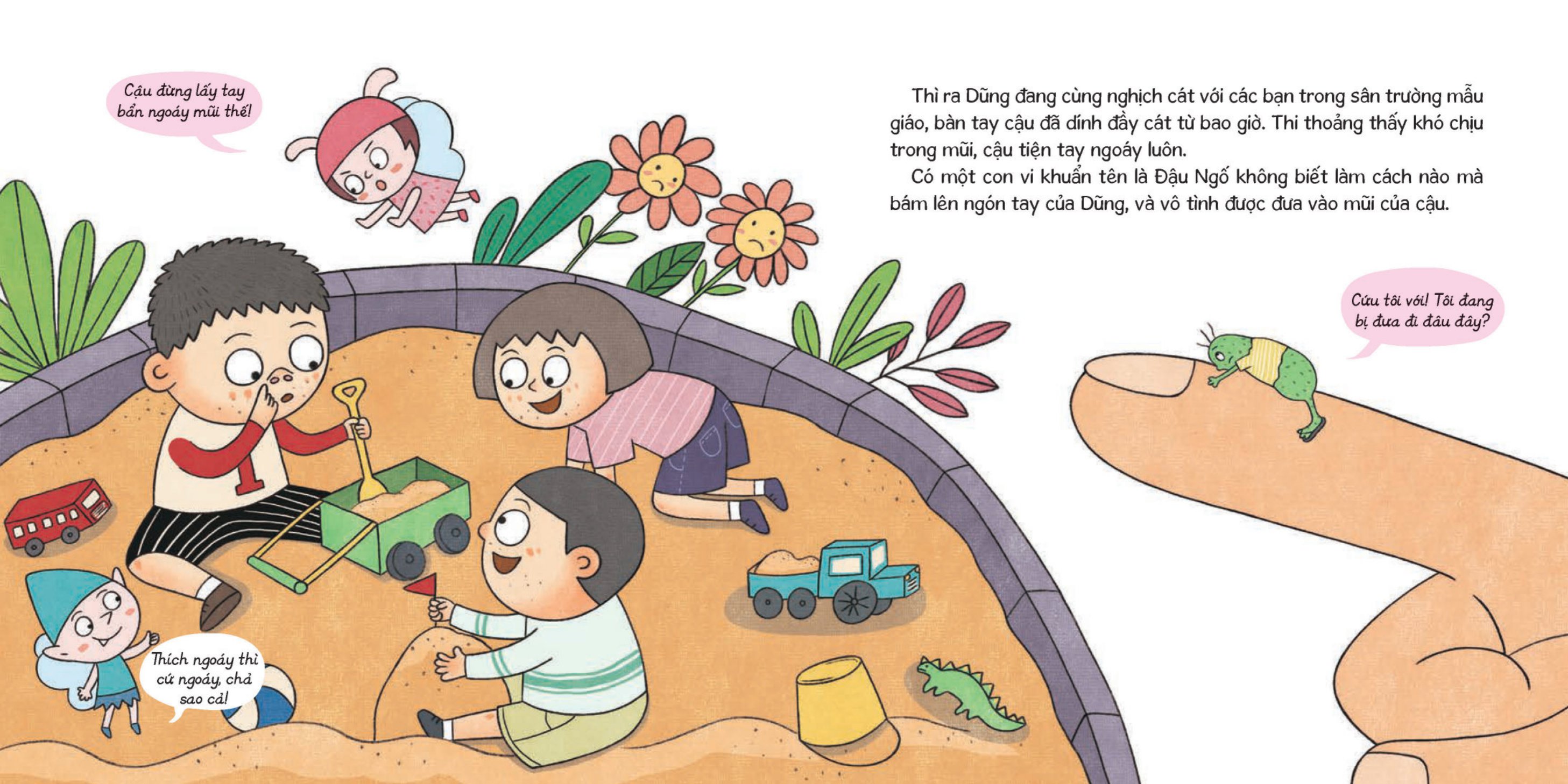 tạm biệt thói quen xấu - thích ngoáy mũi