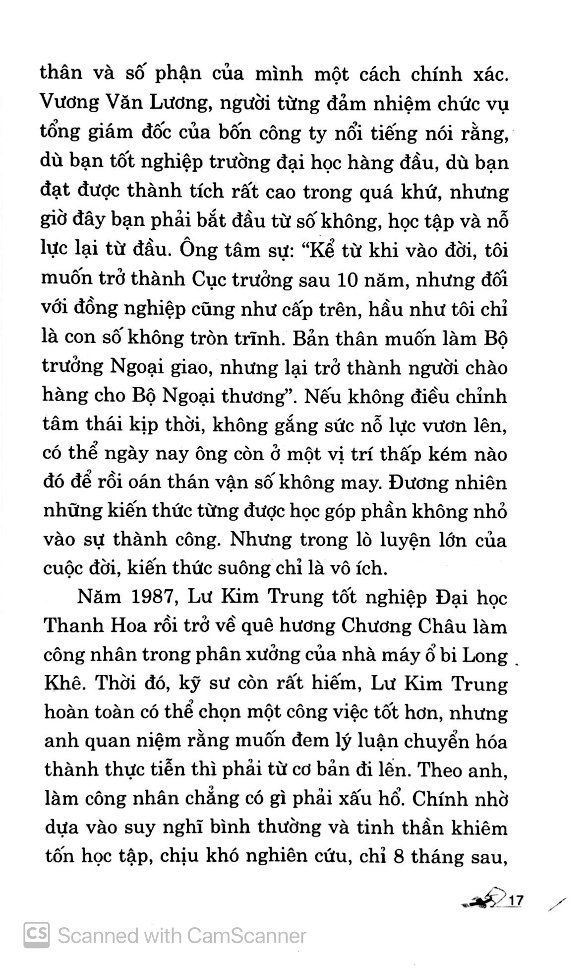 tâm bình dị chí tiến thủ