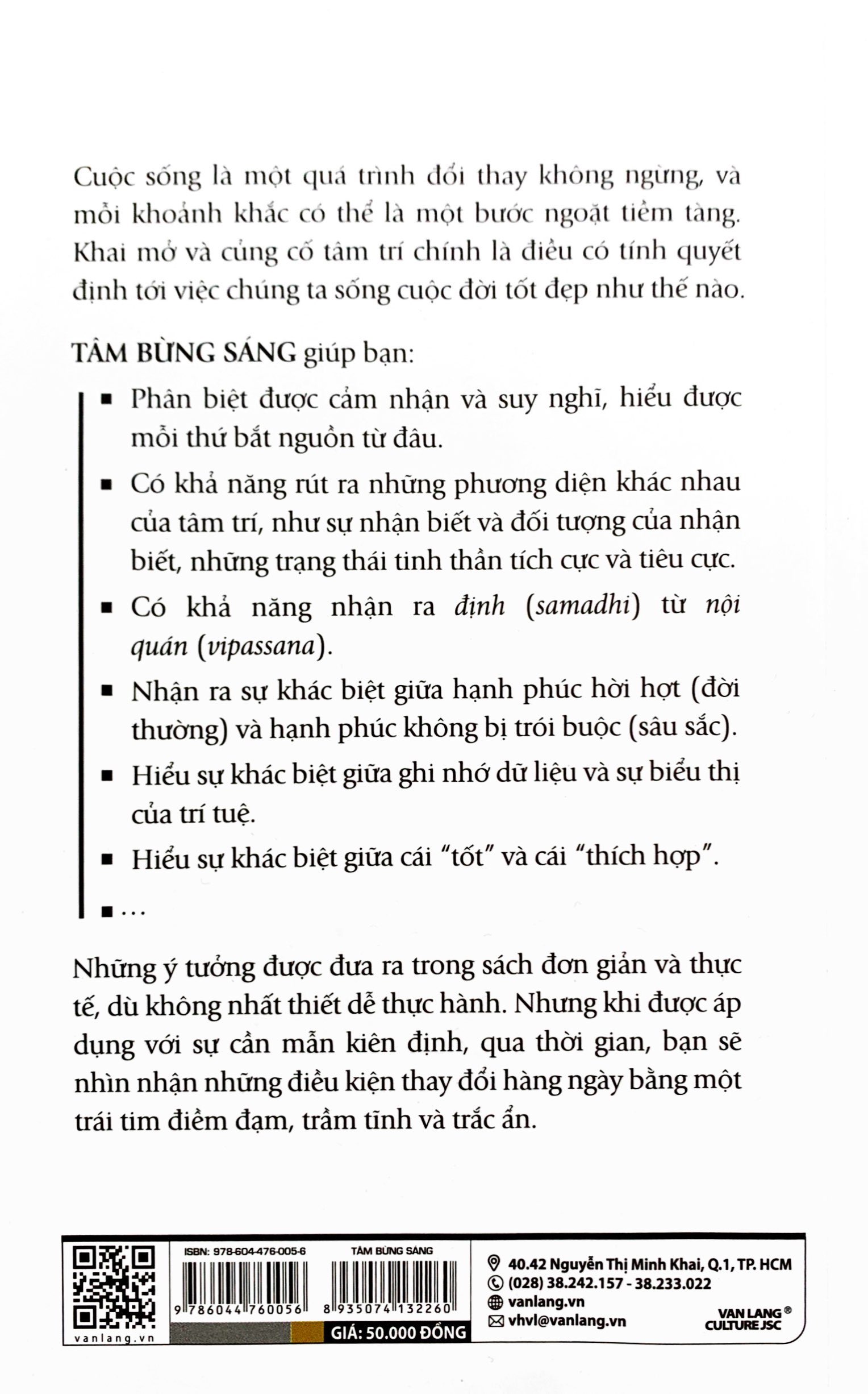 tâm bừng sáng - the brightened mind - hướng dẫn đơn giản về thiền phật giáo