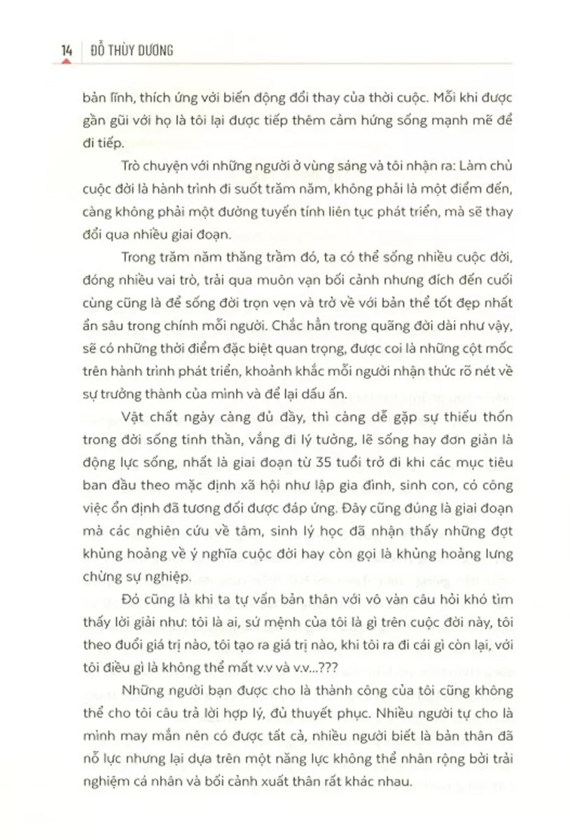 tám chiều kích trưởng thành