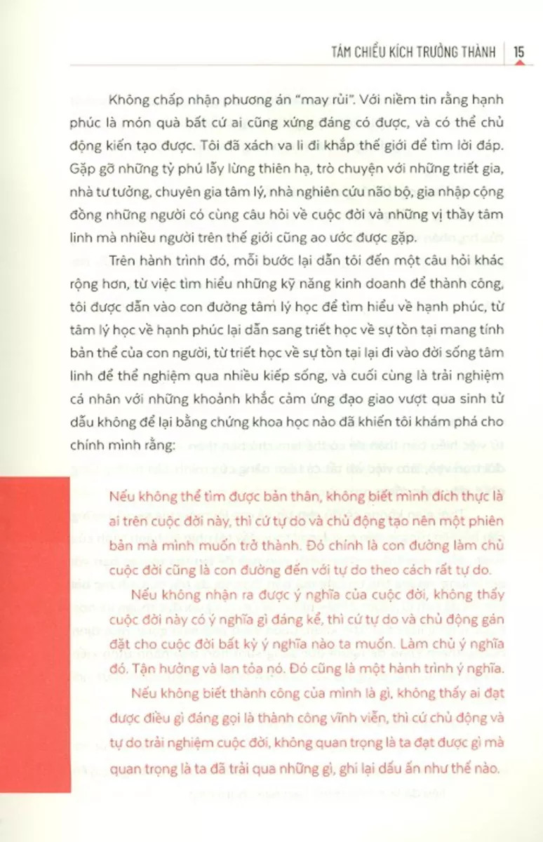 tám chiều kích trưởng thành