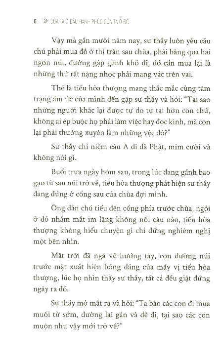 tâm của ta ở đâu hạnh phúc của ta ở đó (tái bản 2023)