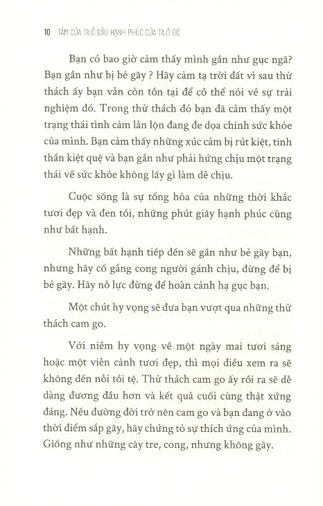 tâm của ta ở đâu hạnh phúc của ta ở đó (tái bản 2023)