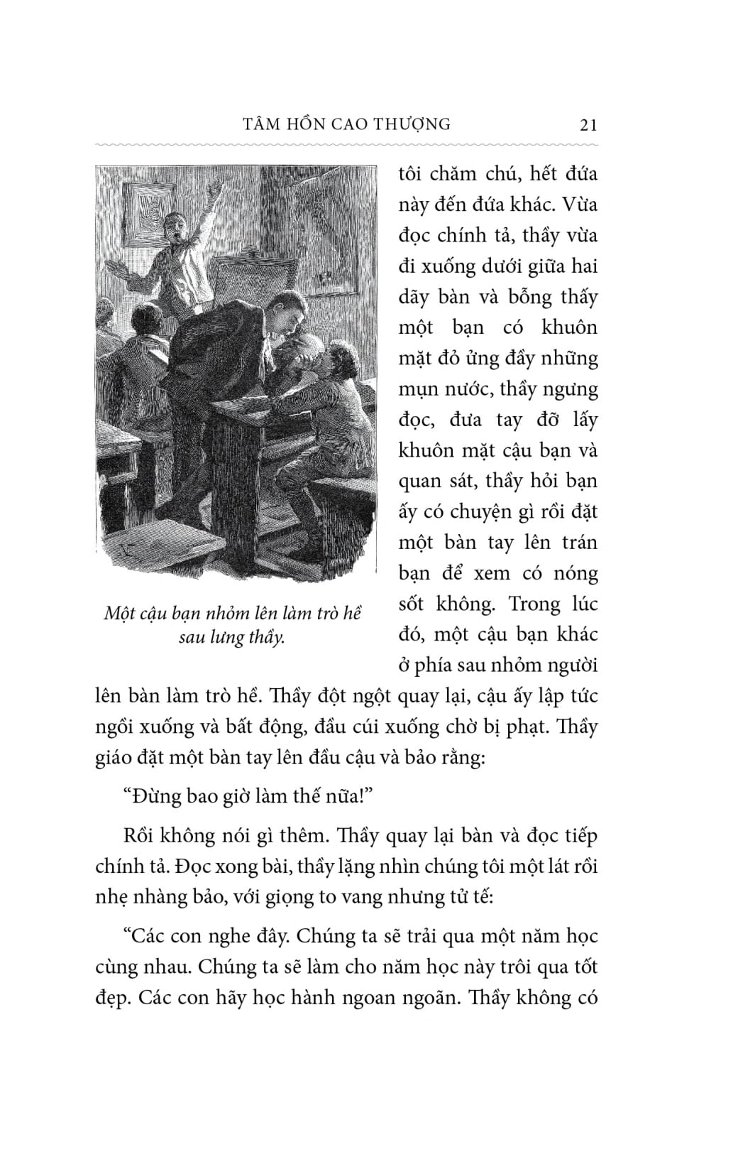 tâm hồn cao thượng - bìa vải