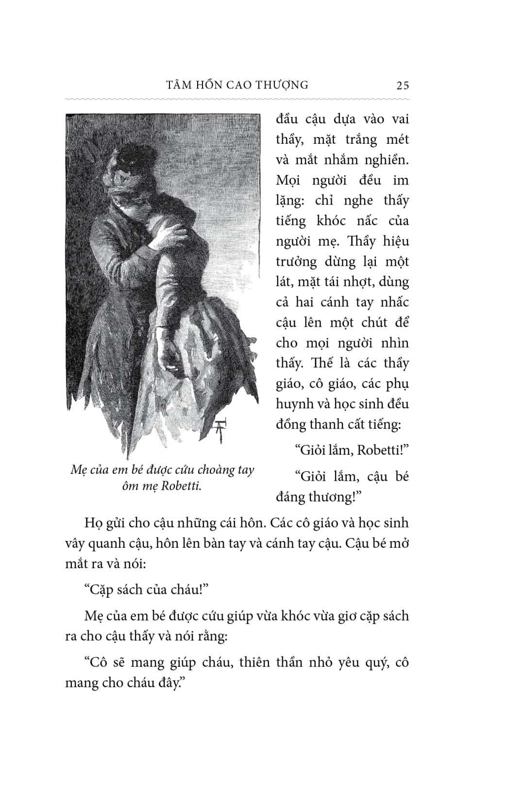 tâm hồn cao thượng - bìa vải