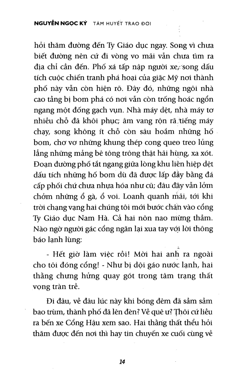 tâm huyết trao đời - tự truyện nguyễn ngọc ký