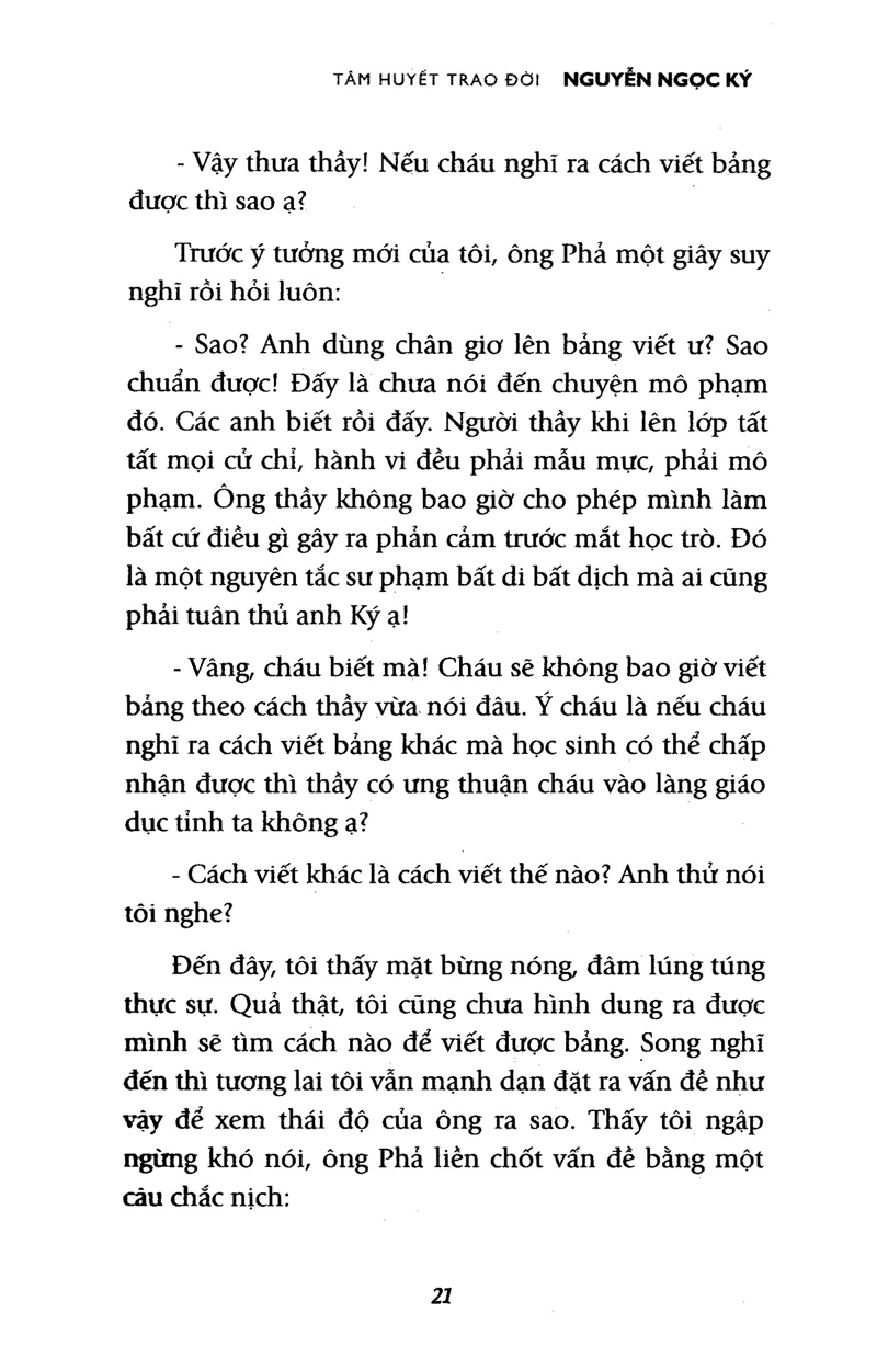 tâm huyết trao đời - tự truyện nguyễn ngọc ký