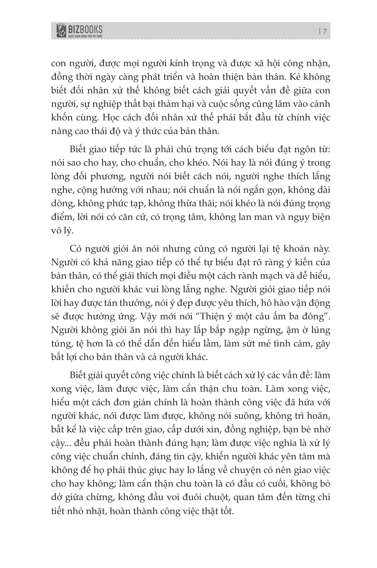 tam khoá thành công - biết làm người, biết nói chuyện, biết làm việc